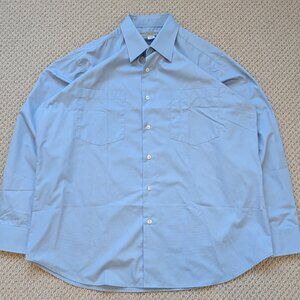 Scorpion Apparel Uniform Work Shirt Button Down Large Blue NWOT